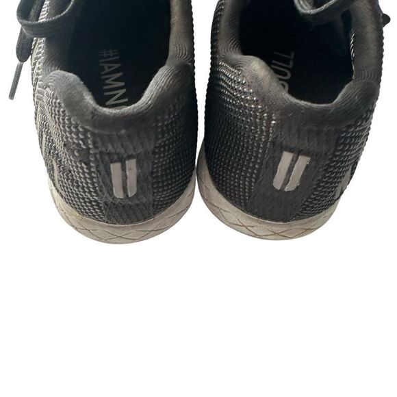 NoBull Canvas Trainer Black Low Top Lace Up Crossfit women’s 8 reflective shoe - Picture 4 of 9